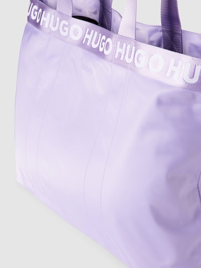 HUGO Tote Bag mit Logo-Details Modell 'Becky' Flieder 3