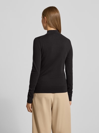 Tommy Hilfiger Sweter o kroju regular fit z mieszanki bawełny BLACK 5