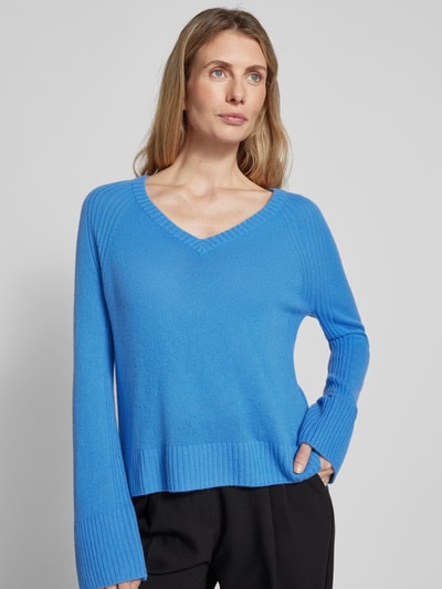 (The Mercer) N.Y. Kaschmirstrickpullover mit V-Ausschnitt Ocean 3