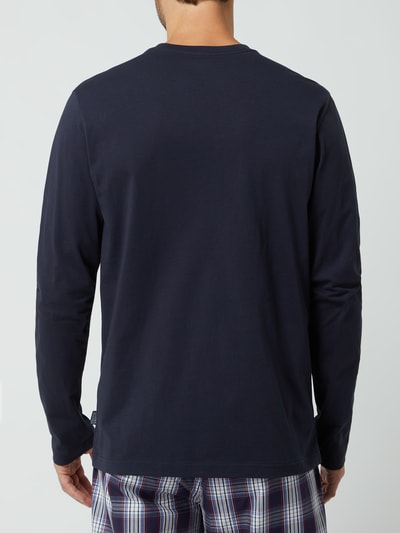 Jockey Shirt met lange mouwen van katoen  Donkerblauw - 5