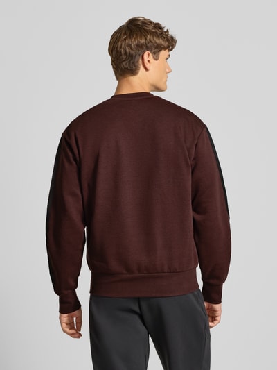 adidas Sportswear Sweatshirt met labelprint Donkerbruin - 5