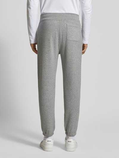 Polo Ralph Lauren Sweatpants mit Label-Stitching Hellgrau Melange 5