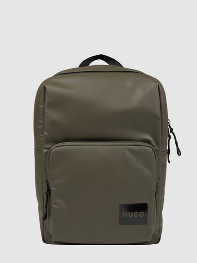 HUGO CLASSIFICATION Rucksack mit Frontfach Modell 'Quantum' Oliv 1