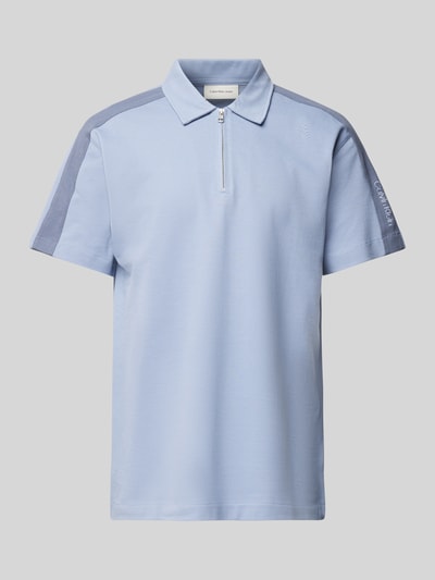 Calvin Klein Jeans Poloshirt met labeldetail Lichtblauw - 2