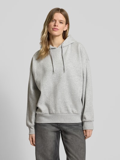 Review Oversized hoodie met ribboorden Lichtgrijs gemêleerd - 4