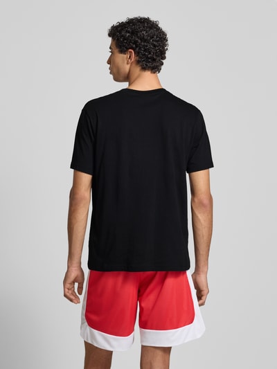 CHAMPION T-Shirt mit Label-Print Black 5