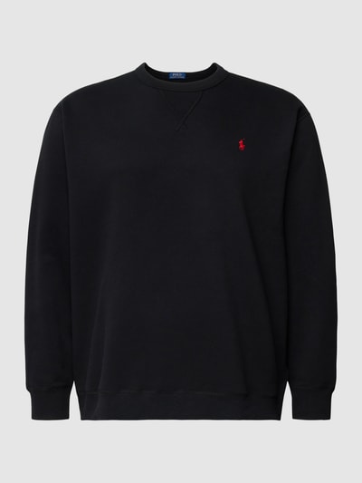 Polo Ralph Lauren Big & Tall PLUS SIZE Sweatshirt mit Logo-Stitching Schwarz 2
