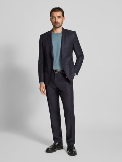 Christian Berg Men Regular fit pullover van puur katoen in gebreide look Metallic turquoise gemêlee - 1