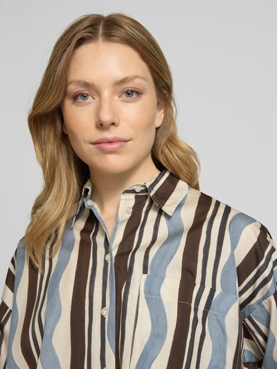 Weekend Max Mara Regular fit blouse met overhemdkraag, model 'RAGTIME' Lichtblauw - 3