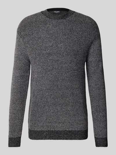 Antony Morato Strickpullover mit Rundhalsausschnitt Anthrazit 2