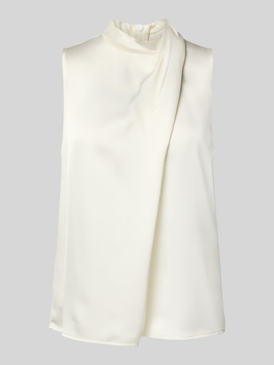 HUGO Regular Fit Blusentop in Wickel-Look Modell 'CHELINA-1' Offwhite 2