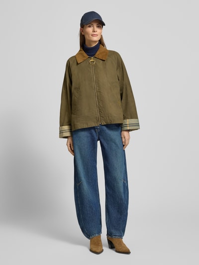 Barbour Blouson van zuiver katoen model 'CAITLIN' Olijfgroen - 1