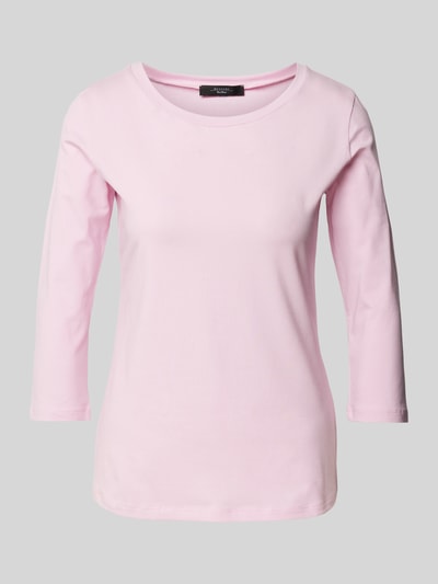 Weekend Max Mara Longsleeve mit Rundhalsausschnitt Modell 'MULTIA' Rosa 2