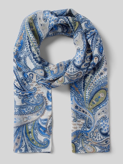 Codello Schal mit Paisley-Muster Blau 1