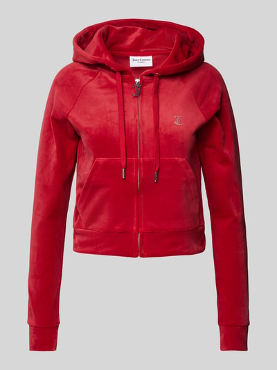 Juicy Couture Sweatjacke mit Kapuze Modell 'MADISON' Rot 1