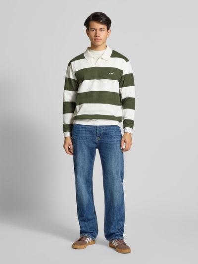Marc O'Polo Denim Relaxed fit sweatshirt van puur katoen Groen - 1