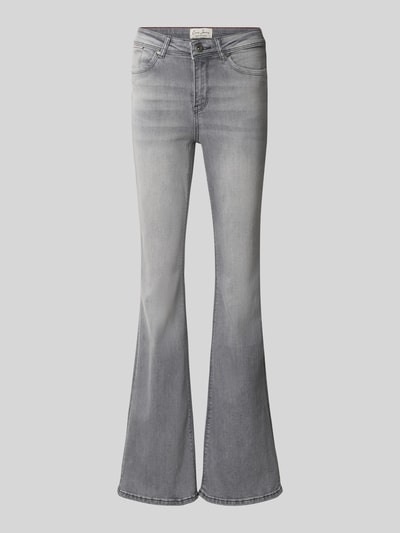 Produktfoto, Flared Fit Jeans aus Baumwoll-Mix Modell 'MICHELLE' von Cars Jeans, 5-Pocket-Design, grauer Farbverlauf, glatte Textur