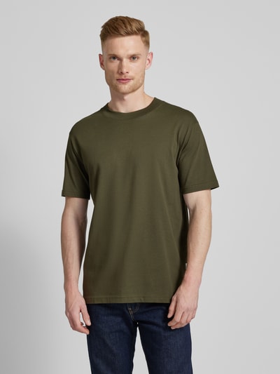 SELECTED HOMME T-shirt met ronde hals, model 'COLMAN200' Donkergroen - 4