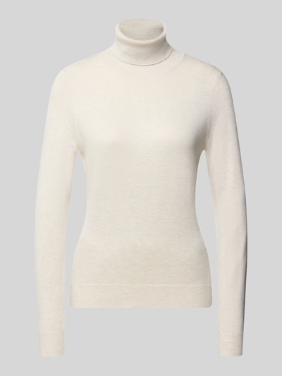 Christian Berg Woman Longsleeve mit Rollkragen Ecru Melange 1