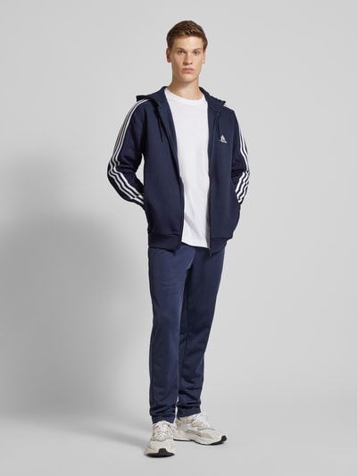 ADIDAS SPORTSWEAR Sweatjacke mit Label-Stitching Dunkelblau 1