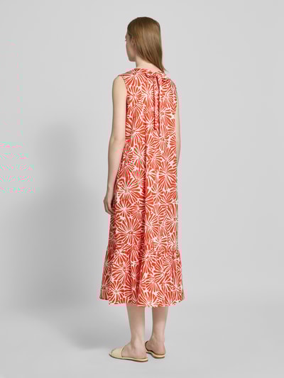 Smith and Soul Midi-jurk met ronde hals Rood - 5