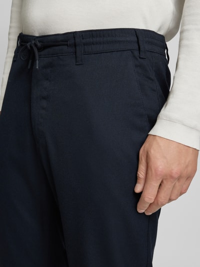 MCNEAL Tapered fit chino met tunnelkoord Marineblauw - 3