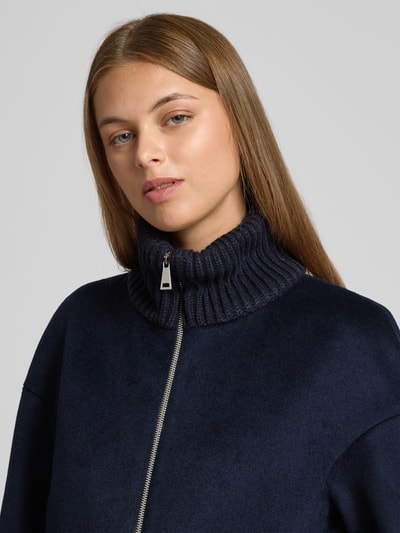 WHITE LABEL Mantel mit Zweiwege-Reißverschluss Dunkelblau 3