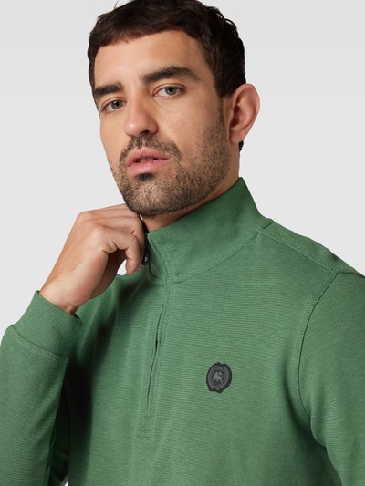 Lerros Sweatshirt met schipperskraag Lichtgroen - 3