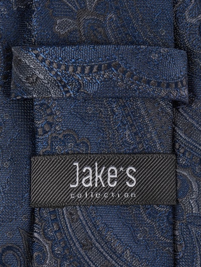 Jake*s Slim Fit Krawatte aus reiner Seide (6,5 cm) Royal 2