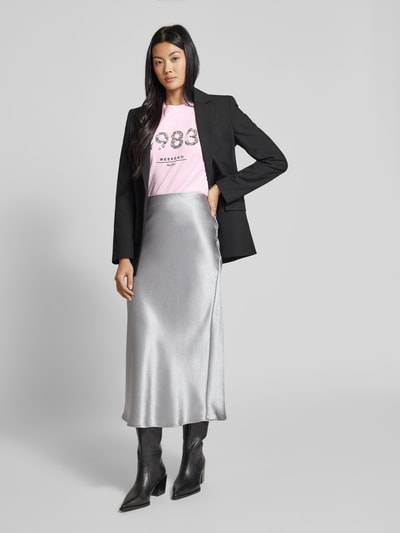 Weekend Max Mara T-Shirt mit Rundhalsausschnitt Modell 'CABINA' Rosa 1