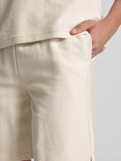 PUMA PERFORMANCE Shorts mit elastischem Bund Offwhite 3