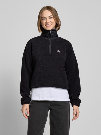 adidas Originals Bluza z wyhaftowanym logo Czarny 4