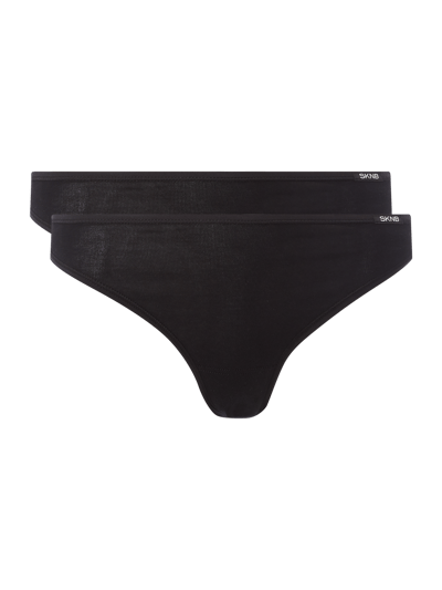 Skiny String im 2er-Pack Black 2