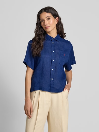 Polo Ralph Lauren Loose fit overhemdblouse van puur linnen Marineblauw - 4
