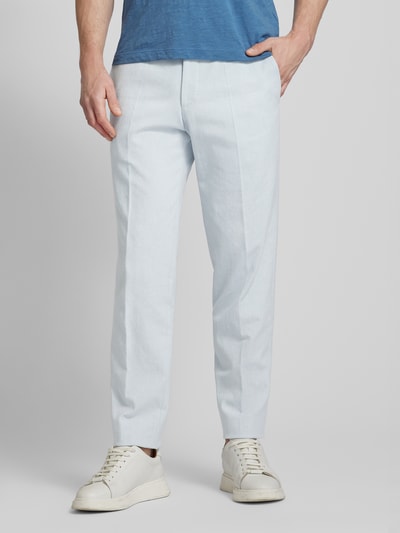Baldessarini Pantalon van linnenmix, model 'Massa' Lichtblauw - 4