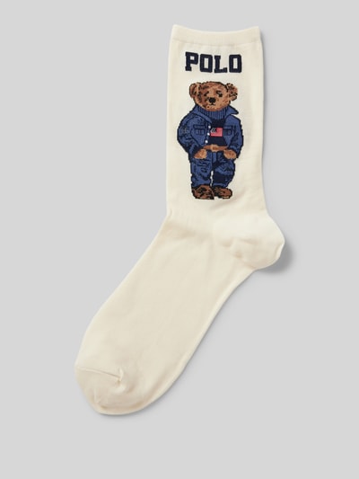 Polo Ralph Lauren Socken mit Label-Print Beige 1