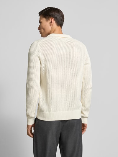MCNEAL Strickpullover mit gerippten Abschlüssen Ecru 5