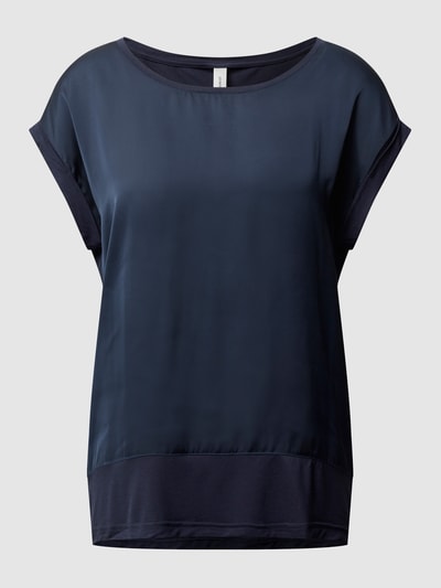 Soyaconcept Shirt met contrasterende voorkant Donkerblauw - 2