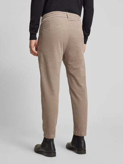 Casual Friday Regular Fit Stoffhose mit Bundfalten Modell 'Pierce' Camel Melange 5