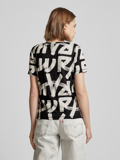 G-Star Raw T-shirt met labelprint, model 'Calligraphy' Zwart - 5