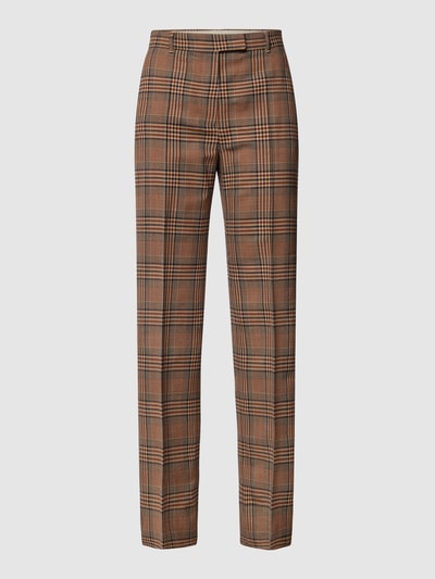 Max Mara Studio Hose mit Allover-Muster Modell 'SHEREE' Camel 2