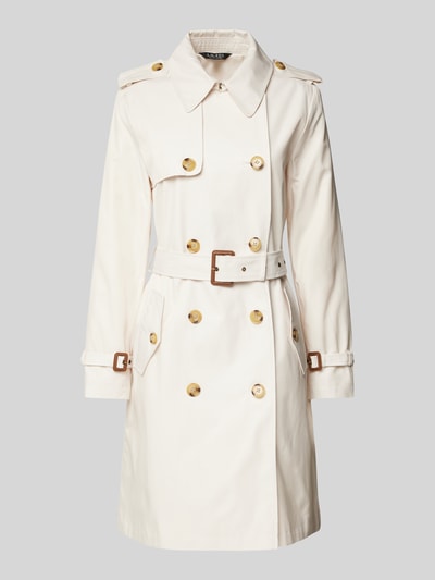 Lauren Ralph Lauren Trenchcoat mit Taillengürtel Ecru 1