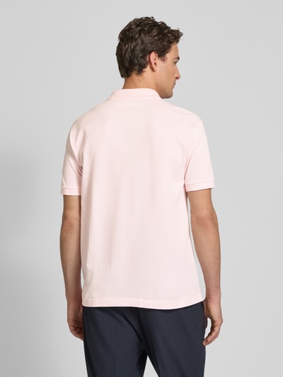 Lacoste Regular Fit Poloshirt mit Label-Patch Rosa 5