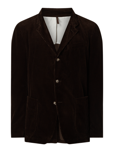 Windsor Slim fit colbert van corduroy, model 'Altro' Donkerbruin - 2