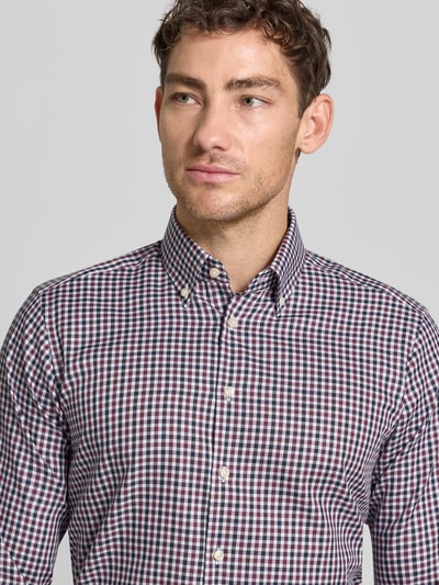 Christian Berg Men Regular fit zakelijk overhemd van katoen Rood - 3