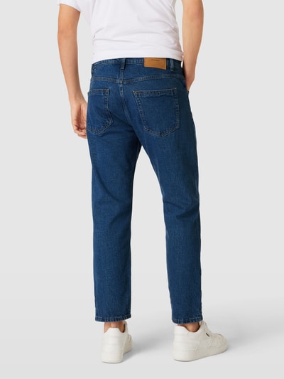 Mango Jeans mit Label-Patch Jeansblau 5