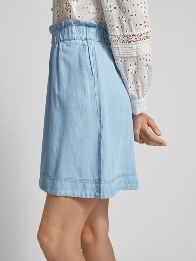 B.Young Knielange rok in denimlook, model 'Lana' Lichtblauw - 3