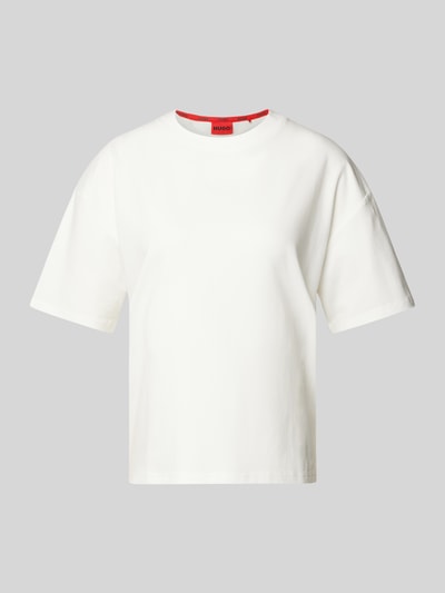 HUGO T-shirt met ronde hals, model 'SHUFFLE' Offwhite - 2