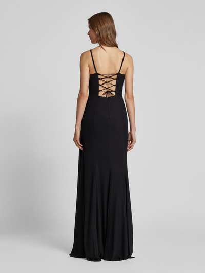 TROYDEN COLLECTION Abendkleid mit Beinschlitz Black 5