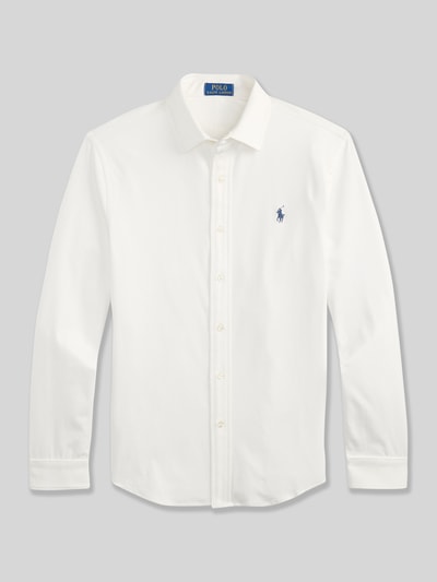 Polo Ralph Lauren Slim Fit Freizeithemd mit Logo-Stitching Weiss 2